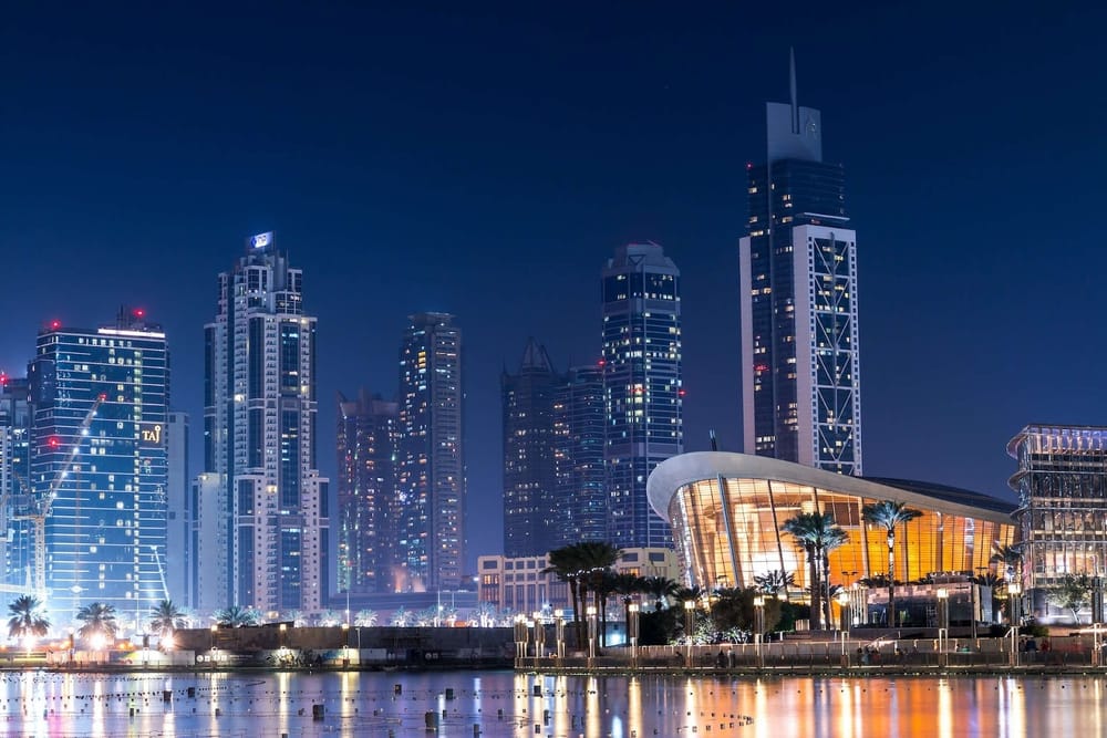 Dubai Skyline at Night